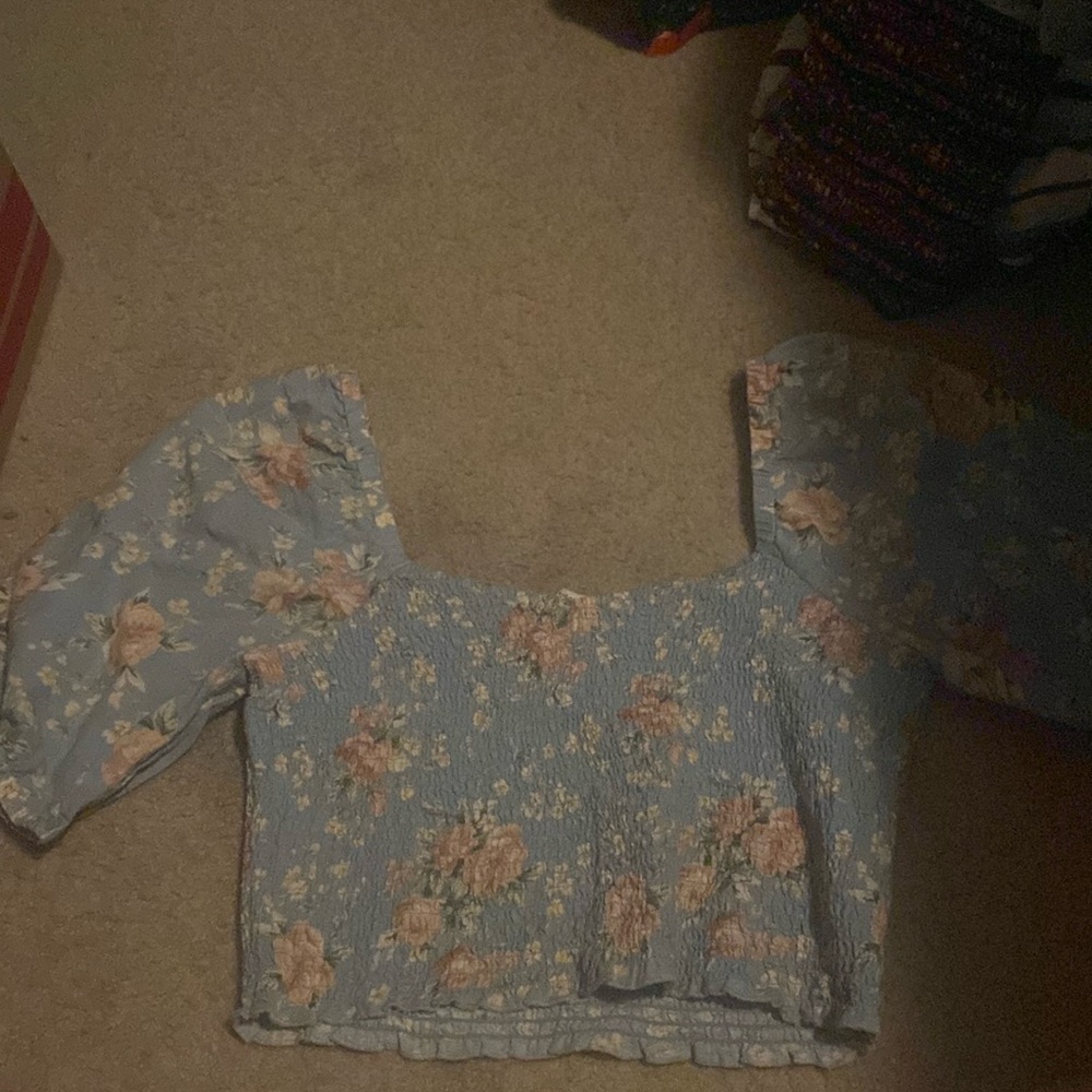 Floral Crop Top